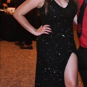 Very heavy beaded dress